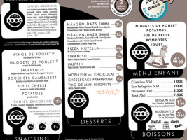 Doog Pizza menu