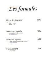 Le Binôme menu