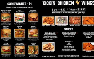 Kickin Chicken Wings food