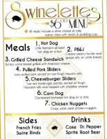 Blind Swine menu