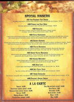 Pepino's menu