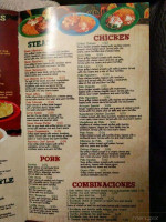 El Parian Mexican menu