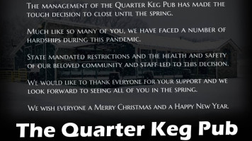 Quarter Keg Pub food