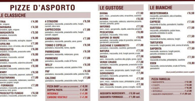 Pizzeria Eden menu