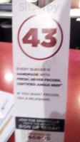 Smashburger menu