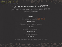 La Locale Café Epicerie menu