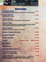 La Fiesta Mexican Grill menu