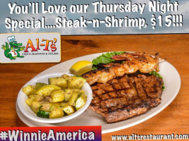 Al-t's Seafood Steakhouse food