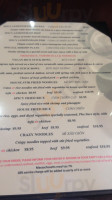 Pho Sure menu