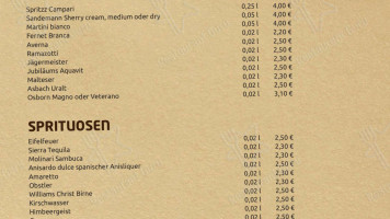 Forsthaus Schlich Gmbh menu