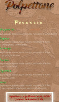 Polpettone menu