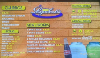 El Rigoberto's menu