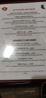 K C's Steak Rib House menu