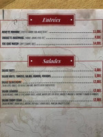 La Flambee menu