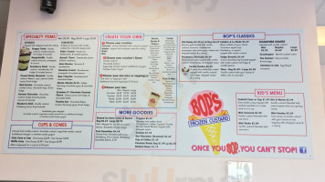 Bop's Frozen Custard Of D'iberville menu