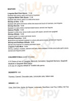 Modo Mio Italian menu