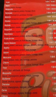 Sos Pizza menu