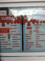 Super Cream Dairy menu