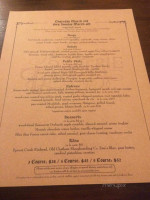 Flammerie menu