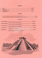 Taco Azteca Dos menu