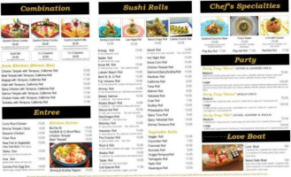 Seoul Sushi menu