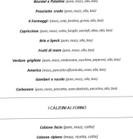 Da Zio Pietro menu