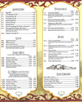 Peking Chinese Restaurant menu