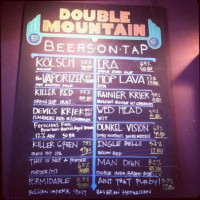 Double Mountain Brewery menu