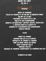 Le Clos Grand menu