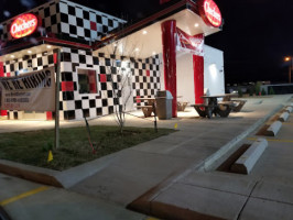 Checkers outside