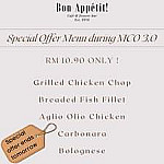 Bon Appetit Cafe Dessert menu