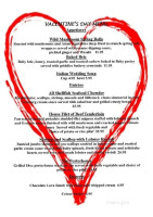 Red Parka Steakhouse Pub menu