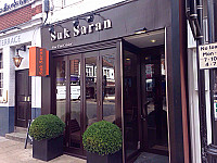 Suk Saran outside