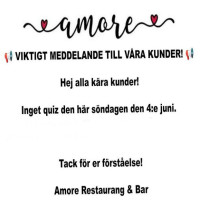 Amore Restaurang food