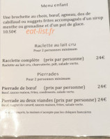 Le Crystal menu