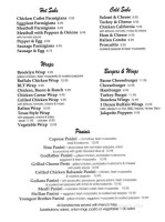 Youngest Brother Italian menu