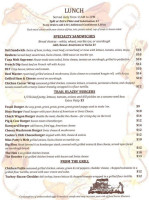 Korner Cafe menu