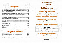 Le Relais 53 menu