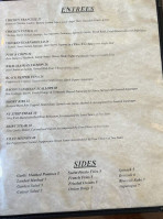 The Carriage House Tavern menu