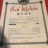 Thai Kitchen menu