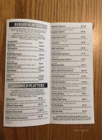 Spectators And Grill menu