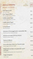 Enoristrò menu