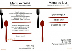 La Clé Des Champs menu