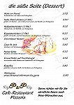 Pizzeria P&p menu