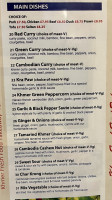 Angkor Wat menu