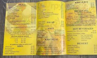 Island Flavaz menu