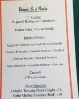 Reginato menu