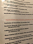 Gasthof Lieberwirth menu