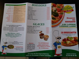 Stefano Pizza menu