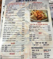 New Hartford Diner menu